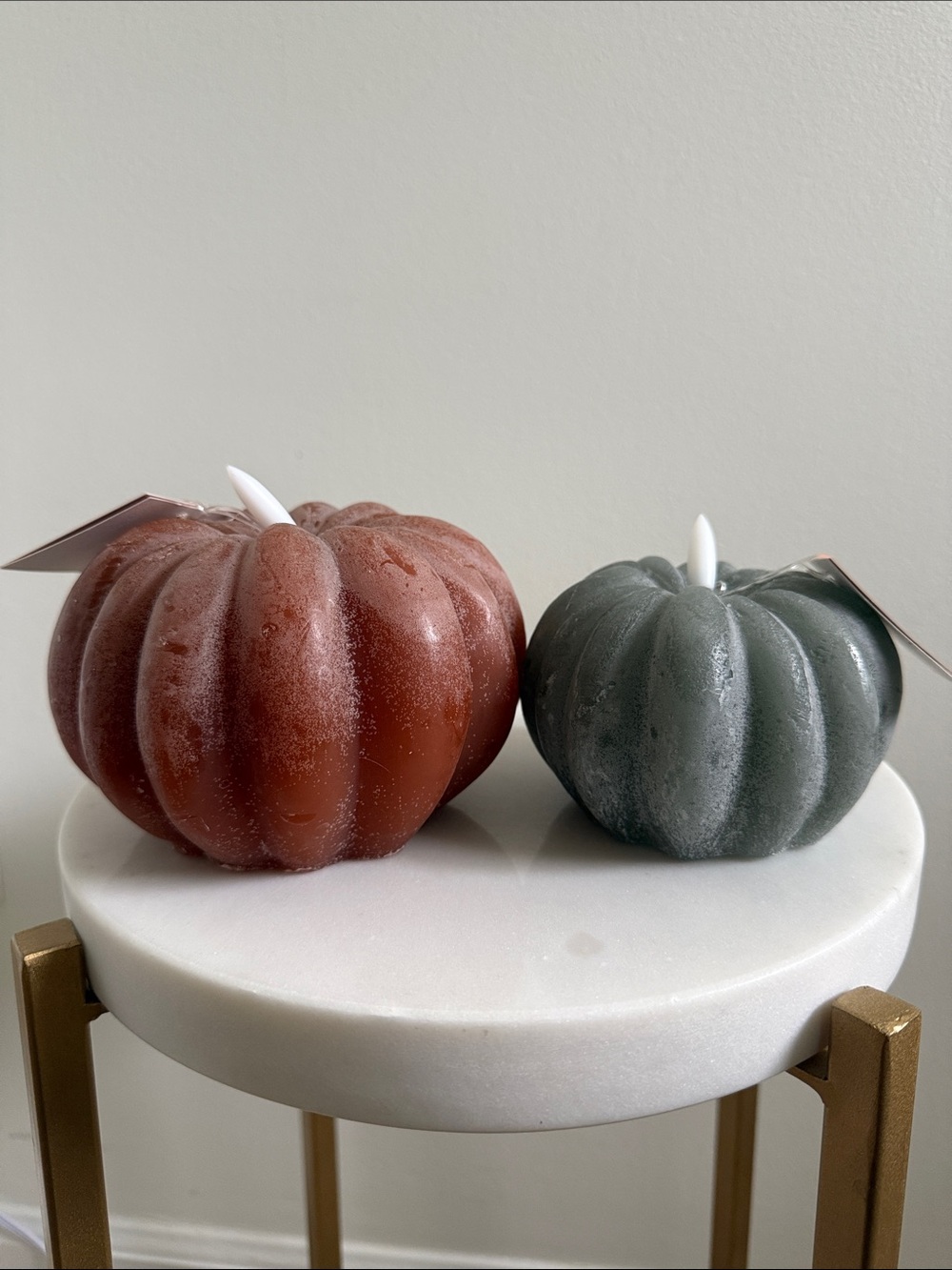 Hobby Lobby Viral Pumpkin LED Candle, Set Of 2